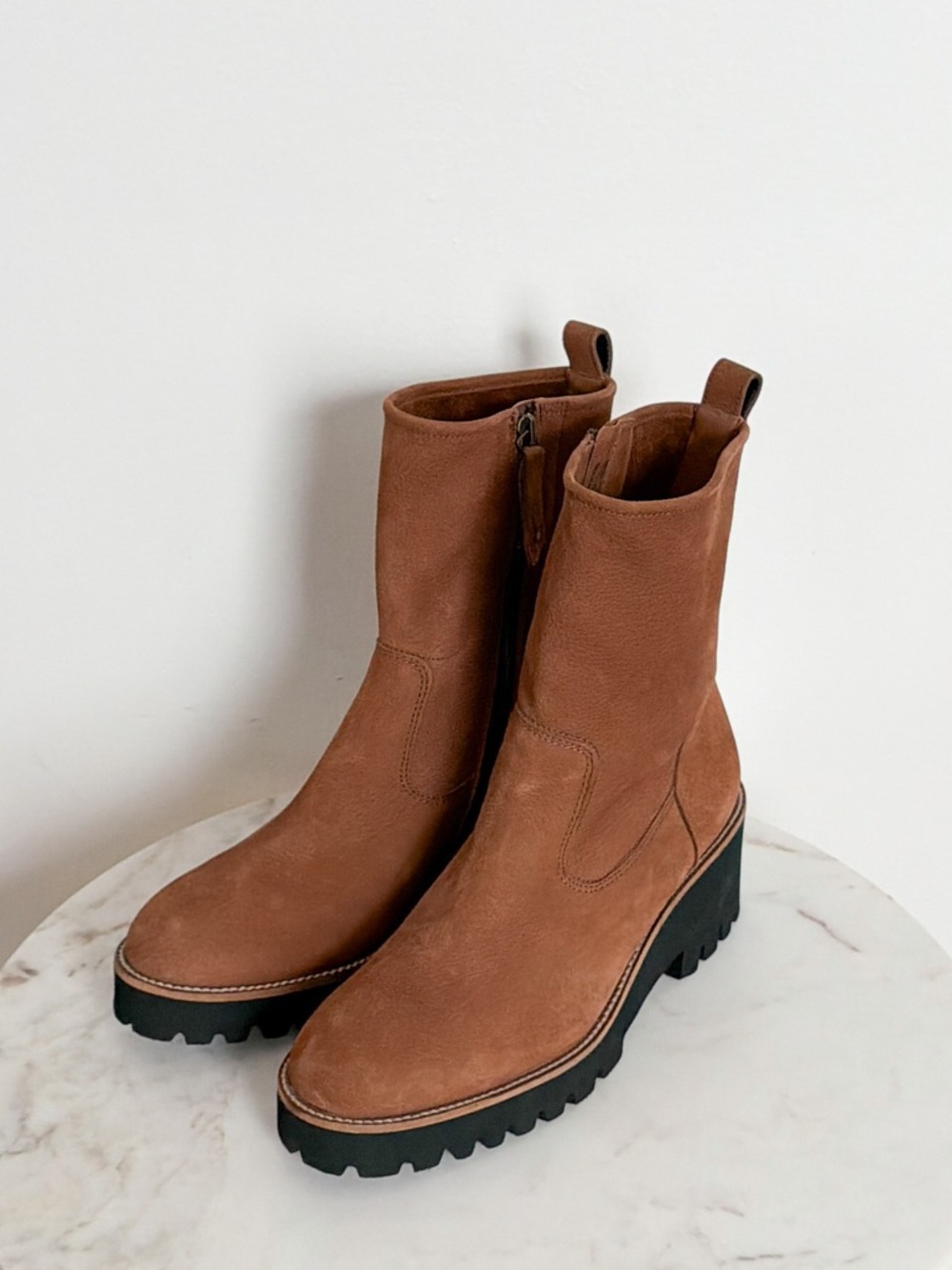 NEW Paul Green Newbury Ankle Boot Brown Leather Platform Wedge Size 8 US 5.5 UK - Picture 3 of 8